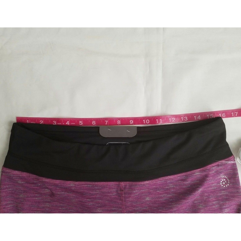 Be Inspired Pink/Black Athletic Performance Quick Dry Tight Fit Leggings Large - Picture 8 of 15